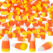 50 Sztuk Halloween żYwica Cukierki Kukurydza Sztuczne 3D Cukierki Kukurydza Koralik Spadek Faux FałSzywe Kukurydza Ozdoby do Scrapbookingu