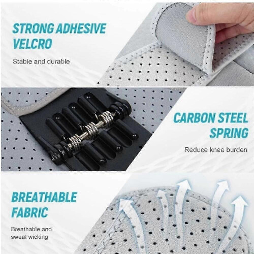 Knee Support Brace for Enhanced Mobility and Stability, Adjustable Compression Sleeve for Daily Use 1