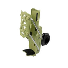 (Green) Adaptive Cycling Bottle Holder, Motorcycle Water Bottle Holder with Screws Tool