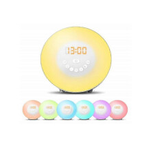 (European Standard) Sunrise Alarm Clock, 6 Nature Sounds, Bedside Sunrise Simulator