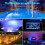 4 Pack Waterproof LED Lights with Remote Control RGB Color Changing Pond Decorative Lighting 4