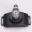 Rechargeable LED Laser Headlamp with Pointer, Bright Adjustable Beam for Outdoor Use, Black 2