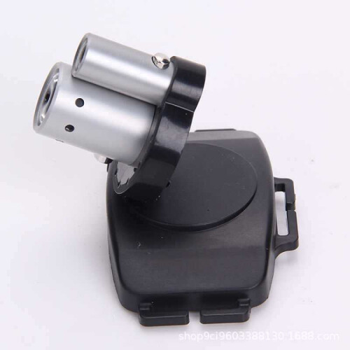Rechargeable LED Laser Headlamp with Pointer, Bright Adjustable Beam for Outdoor Use, Black 2