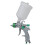 Feed Paint Spray Gun Kit with 4 Replaceable Nozzles 1.4/1.7/2.0/2.5mm, High Atomization Pneumatic Air Paint Sprayer 2