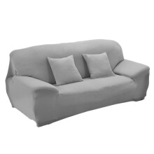 3Sofa Slipcover Set Donkergrijs Makkelijk Schoon Te Maken
