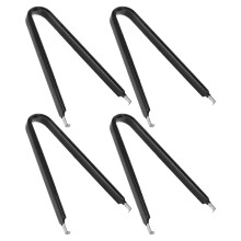 4St Auto Fuse Extractor Zwart Lichtgewicht Rvs Met Clipfunctie
