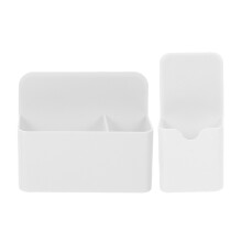 2St Whiteboard Markerhouder Magnetisch Wit Voor Kantoor En Kluis