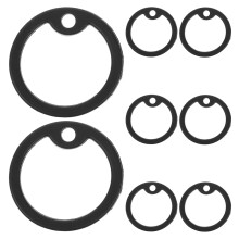 8St Siliconen Hondentag Zwart Geluidsarme Dierlabels