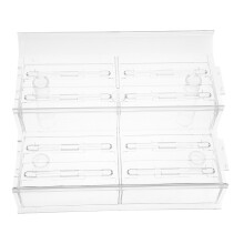 2Tier Koeldisplay Van Helder Plastic Voor Fruit En Groenteshowcase