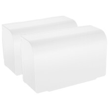 2St Waterbestendige Elektrische Box Cover Met Plaklaag Wit Ps