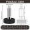1 Set of M6 Knurled Handle Quick-Release Pins -Retractable Spring Plunger Quick-Release Locking Pins (2 Large + 2 Small) 2
