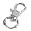 100pcs Metal Clasp Swivel Trigger Clips Snap Hooks Key Ring Bags DIY  Silver 2