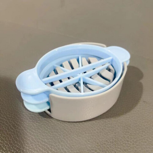 (Blue, 1PCS) Eggs Slicer Cutter Egg Cooking Tools Multifunctional Egg Cutter Mold Cutter Artifact Gadgets Kitchen Manual Egg Slicer 2