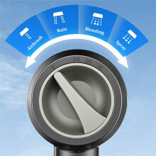 Pressurized Filter Shower 4 Modes Super Strong Household Shower Purification Filter Shower Silver