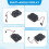 5X 12V 2A Electric Magnetic Lock Fail Safe Holding Force Electromagnetic Door Access Control System Cabinet Boxes 10