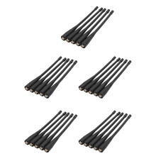 25Pcs Antenne Double Bande Sma-Femelle de 17 cm de Longueur pour Talkie-Walkie Uv-5R Uv-82 -3 Uv-9R