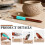 Pottery Carving Tool Set, 4-Piece Adjustable-Angle Clay Sgraffito Tools for Leather-Hard Clay,Mishima & Ceramic Trimming 6