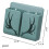 (White) 1PC Wall Mounted Storage Box Remote Control Storage Box Air Conditioning Remote Control TV Storage Box Phone Holder Organization 2