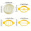 (Blue, 1PCS) Eggs Slicer Cutter Egg Cooking Tools Multifunctional Egg Cutter Mold Cutter Artifact Gadgets Kitchen Manual Egg Slicer 12