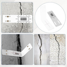 3 Stuks Scheurmonitor, Scheurbewakingsrecord, Betonscheurmonitor, Hoekscheurmonitor, voor Standaard en Hoek