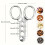1PC Multi-function Nibbling Melon Seeds Household Tools Melon Seed Pliers Shelling Device Artifact Lazy Pine Nut Clip Scissors Shelling 5
