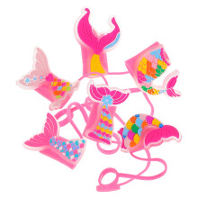 6St Siliconen Riettips Roze Voor Tumblers Met Schattige Ontwerpen