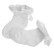 1Paar Stijlvolle Witte Babykniekousen Met Kant En Tule Versiering