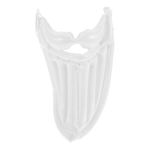 1X Witte Nepbaard En Van Plastic Kostuums