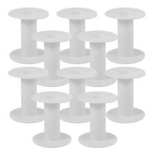 10St Handige Plastic Spoelen Wit Voor Breien En Haken