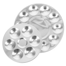 2St Duurzame Aluminium Verfpaletten Voor Kunstenaars En Hobby