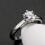 Cubic Zirconia Solitaire Ring Sterling Silver 1 Carat 2