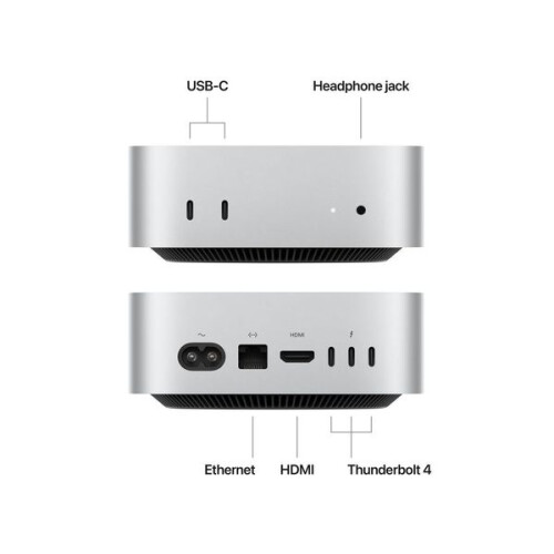Apple APPLE Mac mini (2024) M4 512GB RAM 16GB Silver 1