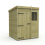 5 x 5 Pent Shed Tanalised (Single Door, With Windows) 2