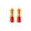 2 Set Flame Salt and Pepper Mill 7-Inch 1
