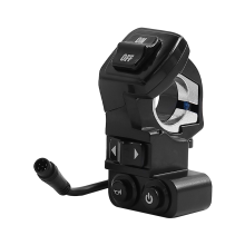 4-in-1 ajovalojen kytkin, yhteensopiva G2 Pro/G2 Pro DB/G2 Max sähköpotkulaudan kanssa, päällä, pois päältä, virta, äänimerkki, vas