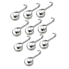Juego de 10 ganchos magnéticos duraderos, fáciles de usar y resistentes al desgaste, con rotación de 360 grados para el hogar, uten