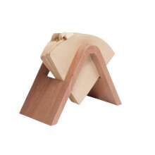 Porte-filtre à café, étagère de rangement pour filtre à café, boîte à filtres en papier, support de présentation, support en V en bois