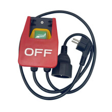 110V eenfase aan/uit-schakelaar, Ortis routertafelschakelaar met grote stopbordpeddel, eenvoudig contact, compatibel met Quick Power O
