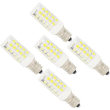 5X E12 LED Corn Light Bulb 5W Corn Lamp 44 SMD 2835LEDs Cool White 6000K LED Corn 500LM Equivalent 50W Incandescent Bulbs AC220-240V Not Dim