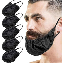 stuks baardmutsen/maskers, baardkapjes, compatibel met baardbandana's voor mannen, verstelbare gezichtsbeharing schort/beschermer, bedt