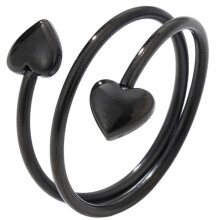 (Black)Magnetic Health Rings compatible with Energy & Lymphatic Drainage - Unisex Finger Rings
