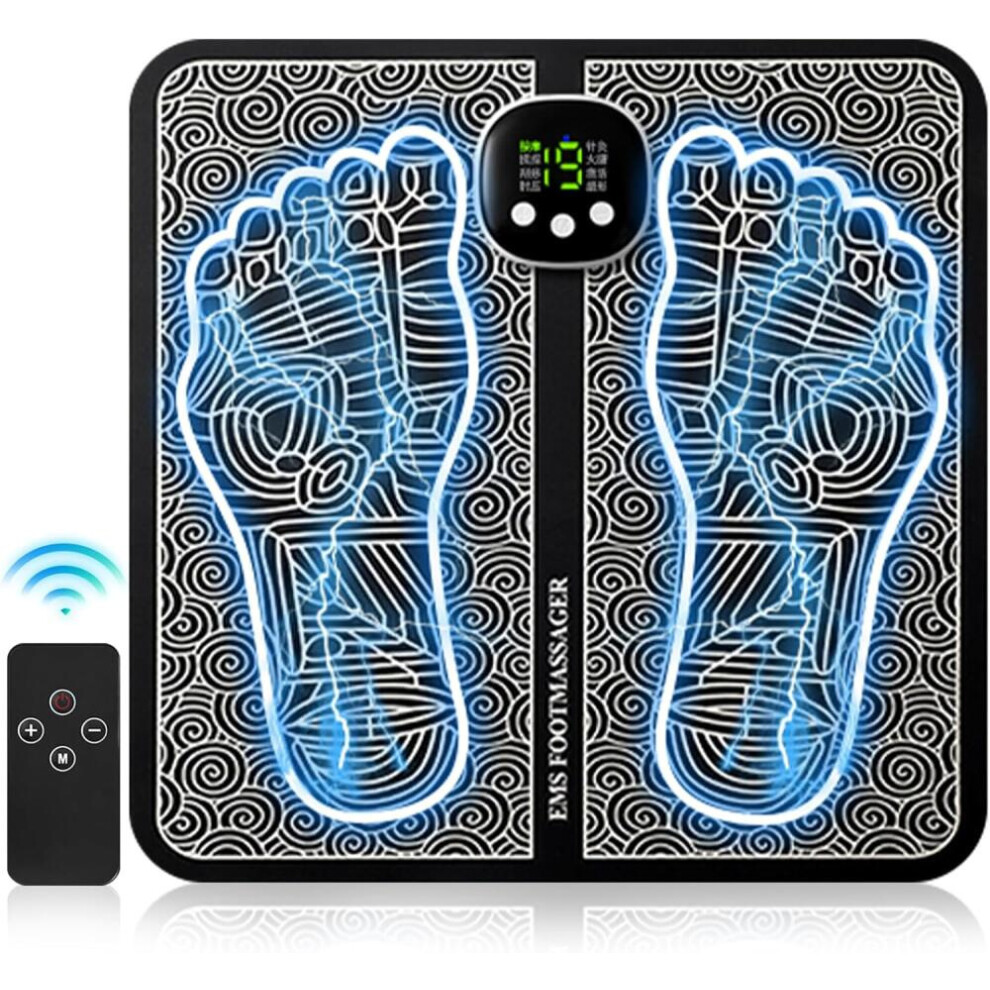 Ems Foot Massager Mat For Neuropathy-foot Stimulator Massager For Improved Circulation And Pain Plantar Fasciitis Relief, Muscle R