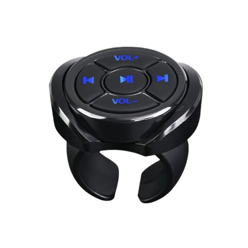 Ασύρματο τηλεχειριστήριο πολυμέσων Bluetooth με κουμπί συμβατό με smartphones και