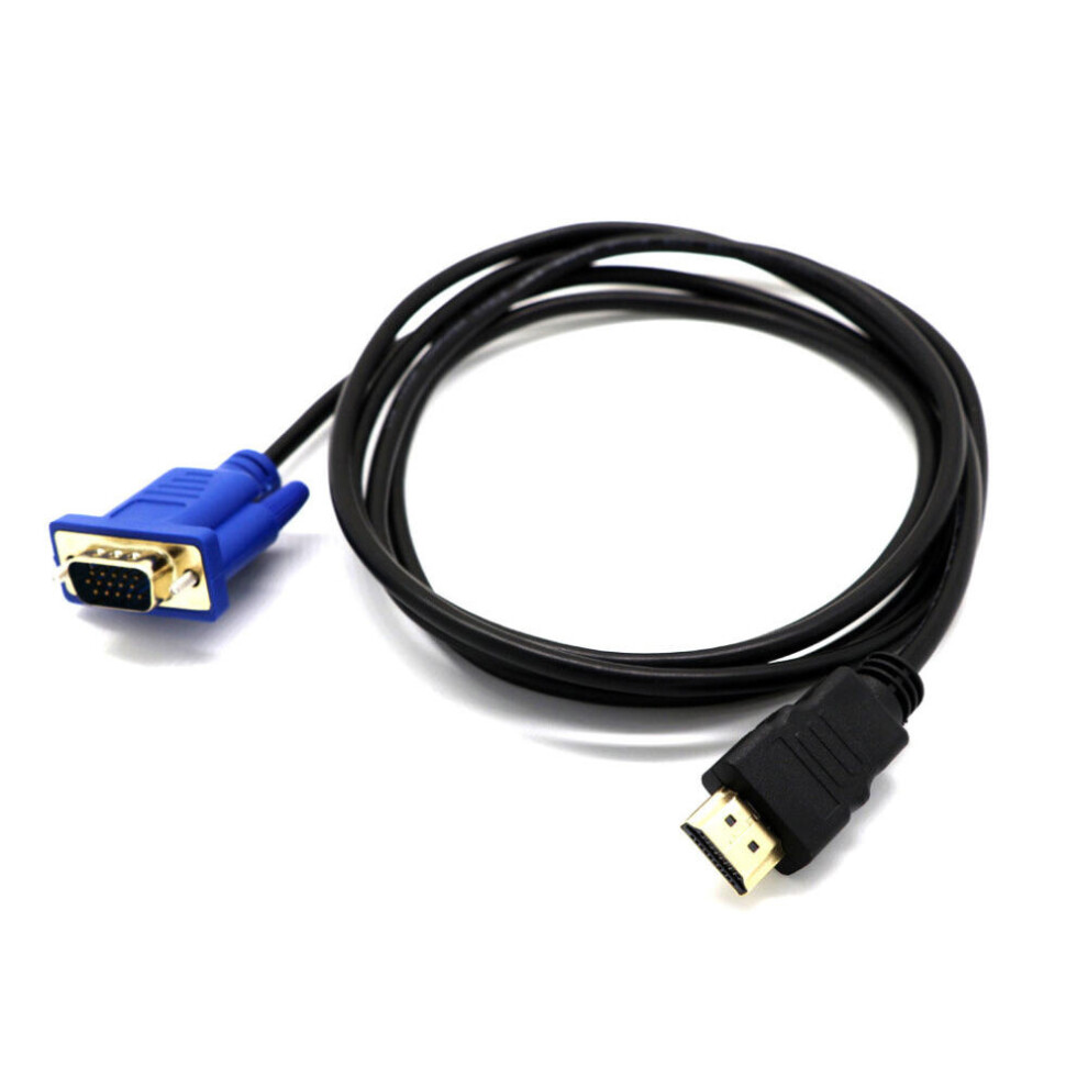 Compatible With Hdmi To Vga Adapter Cable Vga To Hdmi Adapter D-Sub To Hdmi Monitor 15 Pin Adapter To Hdmi Male To Vga Male Connec 9335161903855