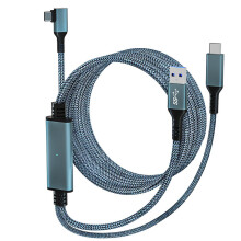 Compatibel met Meta/3 Link Cable 5M VR-datakabel 2A snelladen 5Gbps hogesnelheidsdatakabel