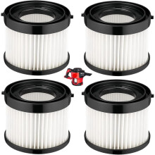 Staubsaugerfilter kompatibel mit Milwaukee M18 Compact Vac 0882-20, Teil 49-90-0160 49-90-1951