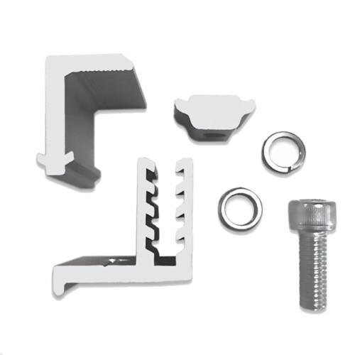 20PCS Solar Panel Mounting Bracket Side Clamp Kit Adjustable 30/35/40/45mm Fixing Clamp Solar Panel Mount Bracket
