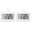 4 Pcs Fridge Thermometer, LCD Display Fridge Temperature Refrigerator Freezer Thermometer 1