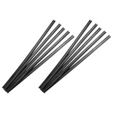 20St Vervangende Rubber Ruitenwisser Strips Voor Auto Achterruit Zwart