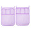 2St Bad Speelgoed Organizer Netzak Met Vakken, Violet 1